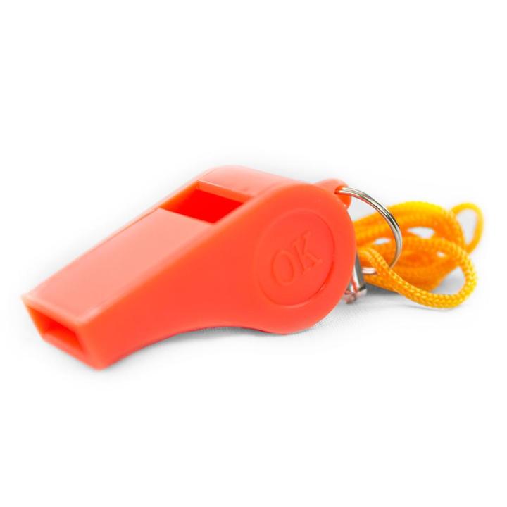 Whistle First aid whistle for Soccer football with Small Rope (01 Piece ) Using conditions Emergency call and Fun Games Multicolour