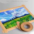 painting tools 30m Kraft Adhesive Masking Paper Tape Professional Water Gummed Tape Packaging Tools Art Supplies For Painting. 