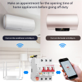 Trip switch 1 Piece Smart Circuit Breaker 80A WiFi Smart Circuit Breaker Automatic Switch Overload Short Circuit Protection (4P). 