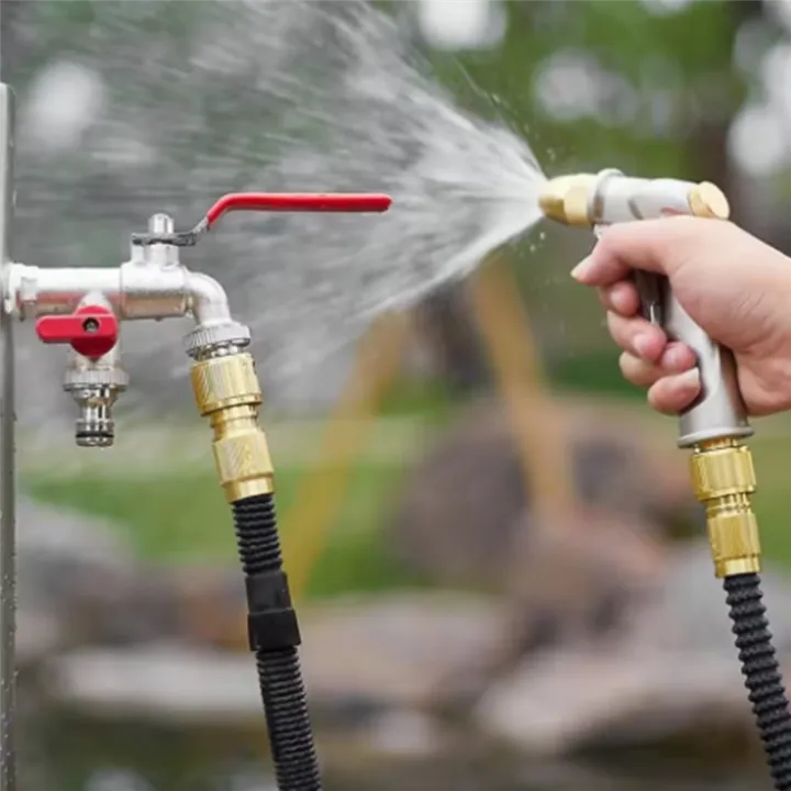 Double%20Nipple%20Alloy%20Garden%20Faucet%20Replacement%20Adapter%20Dual%20Control%20Water%20Discharge%20Faucet%20with%20Handle%20/Off%20Turn%20Green%20-%20Image%208