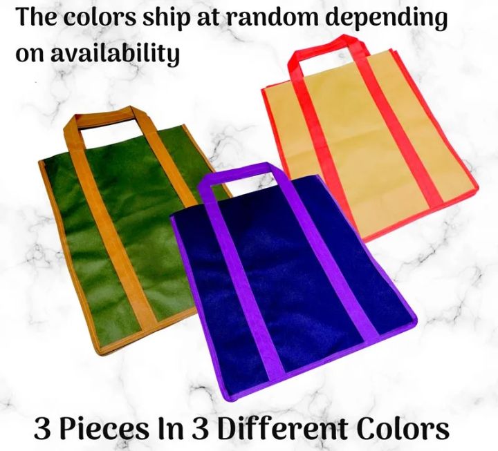 3%20PCS%20100%25%20Non-Woven%20Reusable%20Grocery%20Shopping%20Bag%20Random%20Colour%20Eco-Friendly%20Foldable%20Sewing%20Cloth%20Tote%20Bags%20-%20Image%208