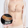Backless Breast Stickers Shoulder Strap Dress Bridesmaid Chest Stickers Underwear Special for Back Beauty Bra Wedding Dress Invisible Wear Transparent. 