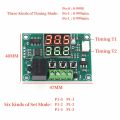 W1219 DC 12V Dual LED Digital Thermostat Temperature Controller temperature Regulator Switch Control NTC 10K Sensor Module. 