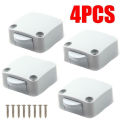 4pcs Self-resetting Normally Closed Switch Wardrobe Switch Cup Board Doors Sliding Doors Universaliy Control Switches. 
