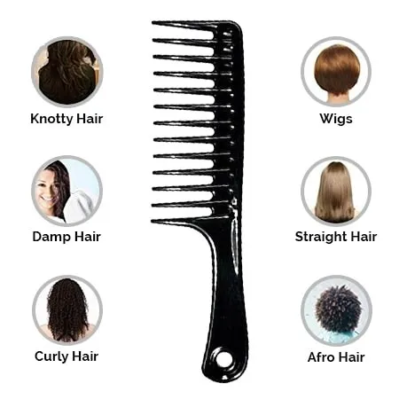 10"%20Jumbo%20Comb%20Hair%20Combs,%20Black%20Wide%20Tooth%20Comb%20Detangling%20Hair%20Brush,%20Paddle%20Hair%20Comb,%20Care%20Handgrip%20Comb-Best%20Styling%20Comb%20for%20Long%20-%20Image%202