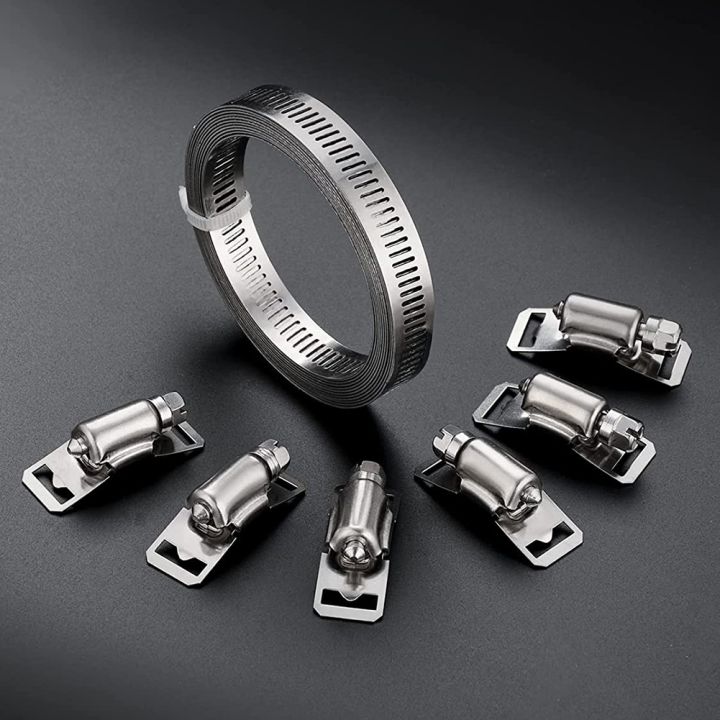 304%20Stainless%20Steel%20Adjustable%20Hose%20Clamps,%20DIY%20Worm%20Gear%20Duct%20Clamp%20Set,%20for%20Radiator/Automotive%20&%20Mechanical%20Plumbing%20-%20Image%203