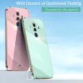 For Huawei Mate 10 Pro Back Cover Luxury 6D Plating Square Frame Shiny Case Camera Lens Protection Soft Silicone Mobile Phone Cases. 