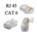 AMP Tyco RJ45 CAT6 Network Clip / 8P8C Modular Plug / Network Lan Connector. 