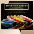 1cmx8m Bike Stickers Reflective Tape Fluorescent MTB Bicycle Strips Cycling Tapes For Bicycle Helmet Motorcycle Scooter. 