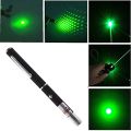 High Powered Green Laser Pointer Rechargeable Adjustable Beam Green Laser Pointer Pen Black. 