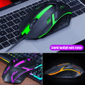 Super cool TF 200 Mechanical Keyboard Rainbow Backlit Gaming 2022 and Mouse Set for Lazer Craving Mechanical Feel for Gamers. 