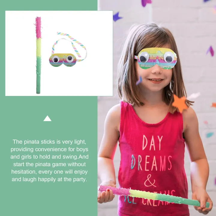 Pinata%20Stick%20Party%20Kids%20Blindfold%20Sticks%20Birthday%20Supplies%20Mexican%20Game%20Bat%20Fiesta%20Grip%20Easy%20Toys%20Rainbow%20Pinatas%20Paper%20Buster%20-%20Image%203