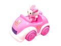 Hello Kitty 5D Light Toy Car Battery Operated Lightning Disco, Music, Bump n Go & Omni-Directional. 
