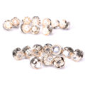 10Pcs/Set Mini Pearl Flower Crystal Brooch Buttons Suit Shirt Lapel Collar Pins Encounter. 