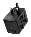 Powerology 65W PD Universal Multi-Port Travel Adapter. 