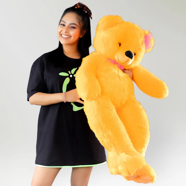 Kolaba%203%20feet%20(90CM)%20ORANGE%20colour%20big%20size%20teddy%20bear%20-%20Image%203