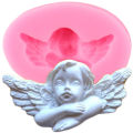 3d Cupid Angel Silicone Molds Diy Baby Chocolate Fondant Mold Cake Decorating Tools Cupcake Per Candy Clay Resin Moulds. 