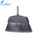 INDOOR BROOM MONARA WITH 120CM PLASTIC COATED METAL HANDLE - FEATHER BRAND. 