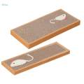 Cat Scratchers Cardboard Scratching Lounge Bed Grinding Claw Scratch Pad Toy 37cmx12cmx2cm. 