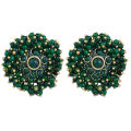 Green Colour Studd Earrings for Girls and Women Party Wear Tops Earrings. 