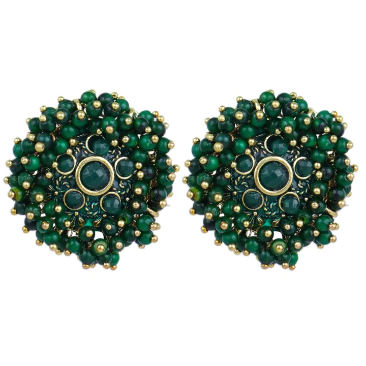 Green%20Colour%20Studd%20Earrings%20for%20Girls%20and%20Women%20Party%20Wear%20Tops%20Earrings%20-%20Image%202