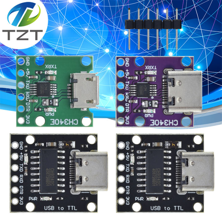 Tzt Ch340n Sop8 Usb To Ttl Module Pro Mini Downloader Replaces Ch340g Ch340e Ch340c Ch9340 For Arduino Esp32