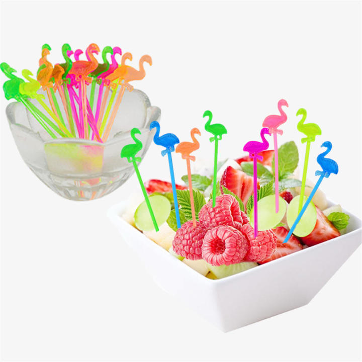50Pcs%20Party%20Supplies%20Flamingo%20Fruit%20Fork%20Mini%20Pick%20Buffet%20Cupcake%20Fruit%20Fork%20Cake%20Dessert%20Salad%20Sticks%20Cocktail%20Toothpick%20-%20Image%207