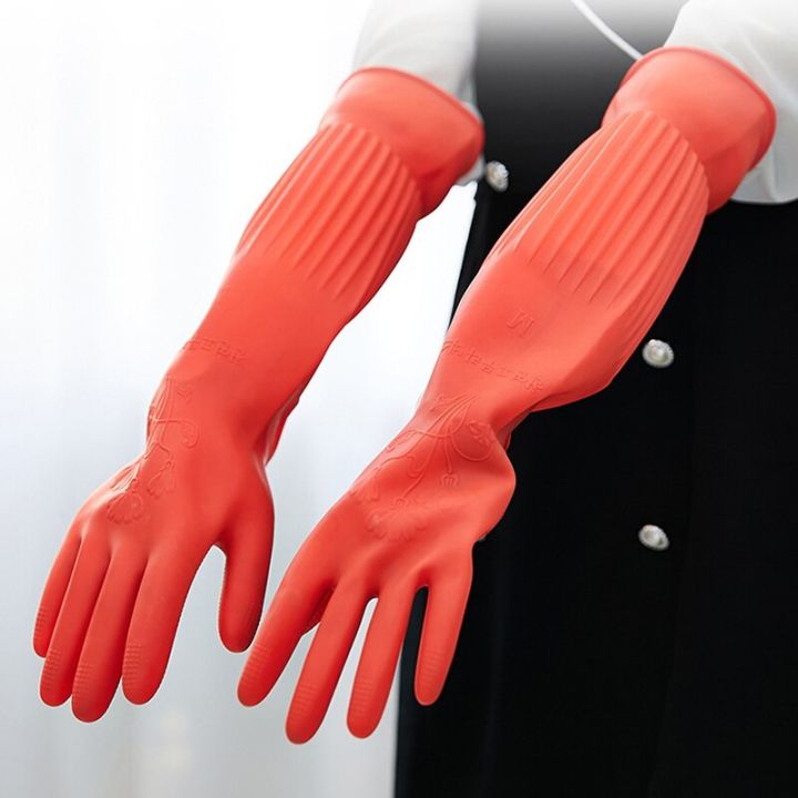 Latex%20Dishwashing%20Gloves%20Extra%20Long%20Thick%20Nonslip%20Wearresistant%20Kitchen%20Housework%20Cleaning%20Car%20Washing%20Clothes%20Rubber%20Gloves%20-%20Image%203