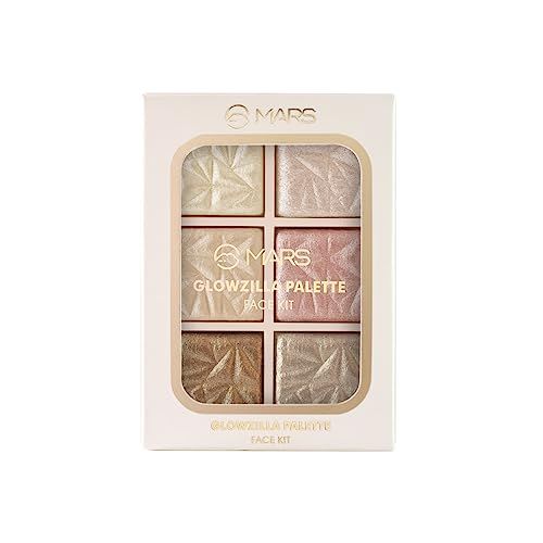 MARS%20Glowzilla%206%20Colour%20Highlighter%20Palette%20%7C%20Ultra%20Blendable%20&%20Long%20Lasting%20%7C%20Blinding%20Glow%20(12.0gm)%20(Shade-03)%20(FROM%20INDIA%20SAB)%20-%20Image%202