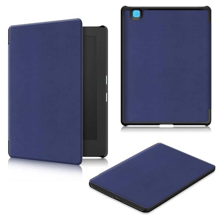 LibiAffordable%20Leather%20Case%20for%20KOBO%20AURA%20H2O%20EDITION%202%206.8%20Inch%20eReader%20Funda%20Capa%20Slim%20Folio%20Magnetic%20Auto%20Wake%20Sleep%20Ebook%20Print%20Book%20Cover%20-%20Image%204