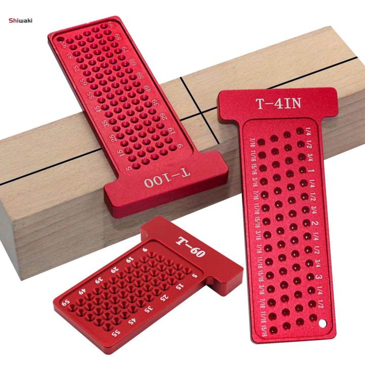 Woodworking Scriber T Square Ruler Architect Ruler Metal Professional T ...