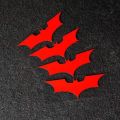 4pcs Cool Bat Man Car Sticker Funny Car Bumper Stickers and Decals Styling Decoration Door Body Window Vinyl Stickers. 