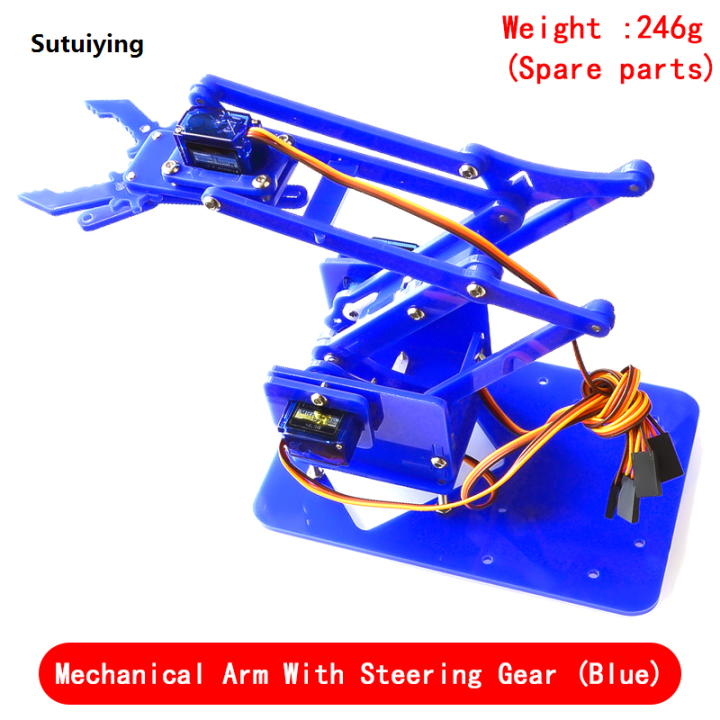 Sutuiying%20SG90%20MG90S%204%20DOF%20Unassembly%20Acrylic%20Mechanical%20Arm%20Robot%20Manipulator%20Sales%20promotion%20Claw%20for%20Arduino%20UNO%20Maker%20Learning%20DIY%20Kit%20RC%20Robotic%20Arm%20-%20Image%203
