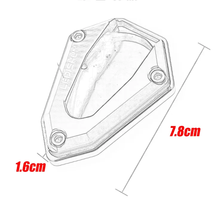 For%20ZONTES%20350-E%20350-D%20350-K%20350-M%20350D%20350E%20350M%20350K%20Motorcycle%20Accessories%20Kickstand%20Side%20Stand%20Foot%20Enlarge%20Extension%20Pedal%20-%20Image%202