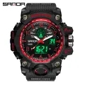 【Miga Plaza】 Sports Brand Fashion Watch Men LED Digital Quartz Watch Men Top Luxury Multi-Function Analog Digital Watch Waterproof Watch. 