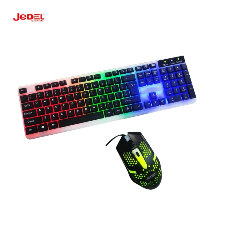 Jedel GK100 RGB Gaming keyboard mouse combo