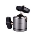 Mini Rotatable Aluminum Mount 1/4 Screw for Camcorder Tripod. 