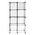 8 Cube Grid Wire Organizer Wardrobe Shelves / Cube Shelves Grid Wire 8 Cubes / Diy 8 Cube Grid Wire Cube Shelves. 