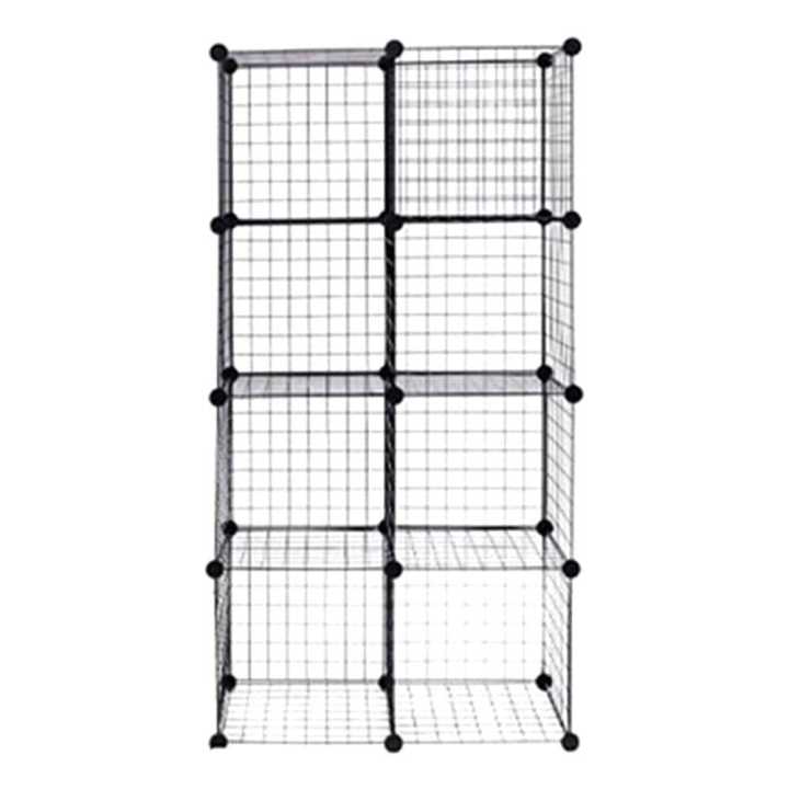 8 Cube Grid Wire Organizer Wardrobe Shelves / Cube Shelves Grid Wire 8 Cubes / Diy 8 Cube Grid Wire Cube Shelves