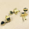 Guitar Tuning Pegs Keys Tuners Semi Closed String Button Sq Electric Guitar String Button 6R Fracture Chord. 