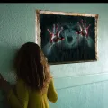 【WEJA】Creative terror effect Halloween gothic wallpaper stickers game Power Limited 3D ghost wall decor decals home decor Halloween. 