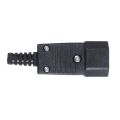 Black IEC-320 C14 Male Plug AC Inlet Socket Connector 250V 10A. 