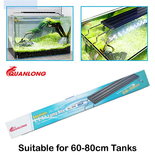 Quanlong QL-60S For 60-80cm Tanks 10W Aquarium LED Ultra Thin Stents Lamp Panel Light LED Lamp Box