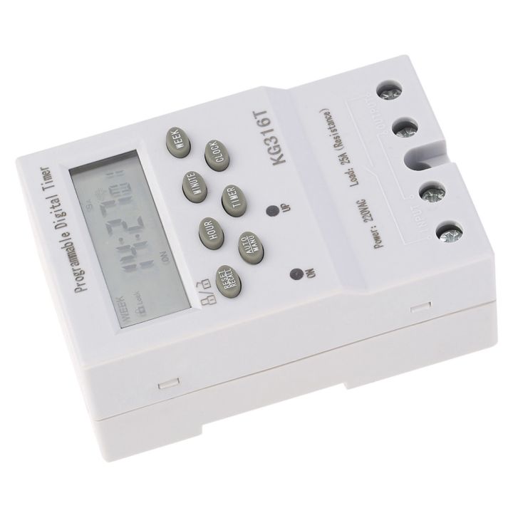Lighting Control KG316T AC220V Timer Switch Automatic Digital Display ...