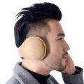 【FOOT SOFA】HJGFW Winter Warm Fleece Stuffed Behind the Head Simple Female Ear Flap Man Earmuff Ear Cover Thick Earwarmer. 