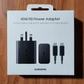 Samsung 45W USB-C Super Fast Charging Wall Charger. 