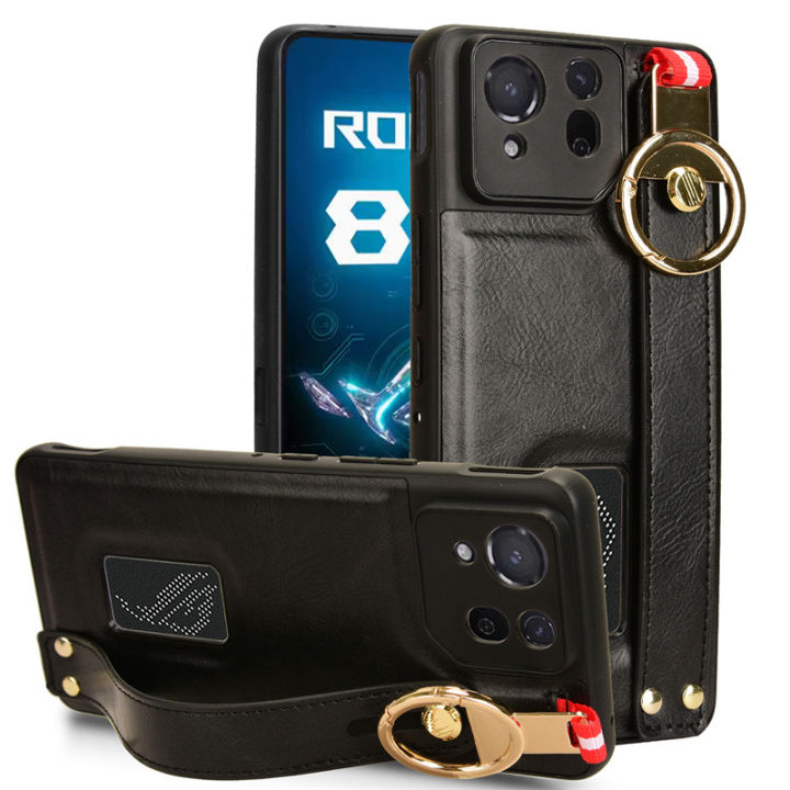 Asus%20ROG%20Phone%208%20Pro%20Phone%20Case,Wristband%20Strap%20Kickstand,handstrap%20Grip%20Loop%20Strap%20Leather%20Case%20for%20Asus%20ROG%20Phone%208%20Pro%20-%20Image%204