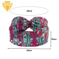 High Elastic Headband Boho Style Yoga Headband for Women Cross Knot High Elasticity Sweat Absorption Perfect for Sports Workouts. 