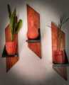 Wooden Wall Plant display Holder, Home Décor. 