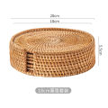 Mitts Cozies Handmade rattan woven insulating mats, home placemats, plates, bowls, casserole mats, coasters, tea coasters, pot mats, anti-scald table mats. 